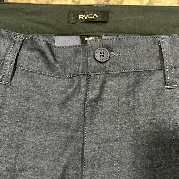 RVCA Daggers Slim Straight Fit. Stretch. Quick Dry/Moisture Wicking Size 34 - Picture 6 of 6